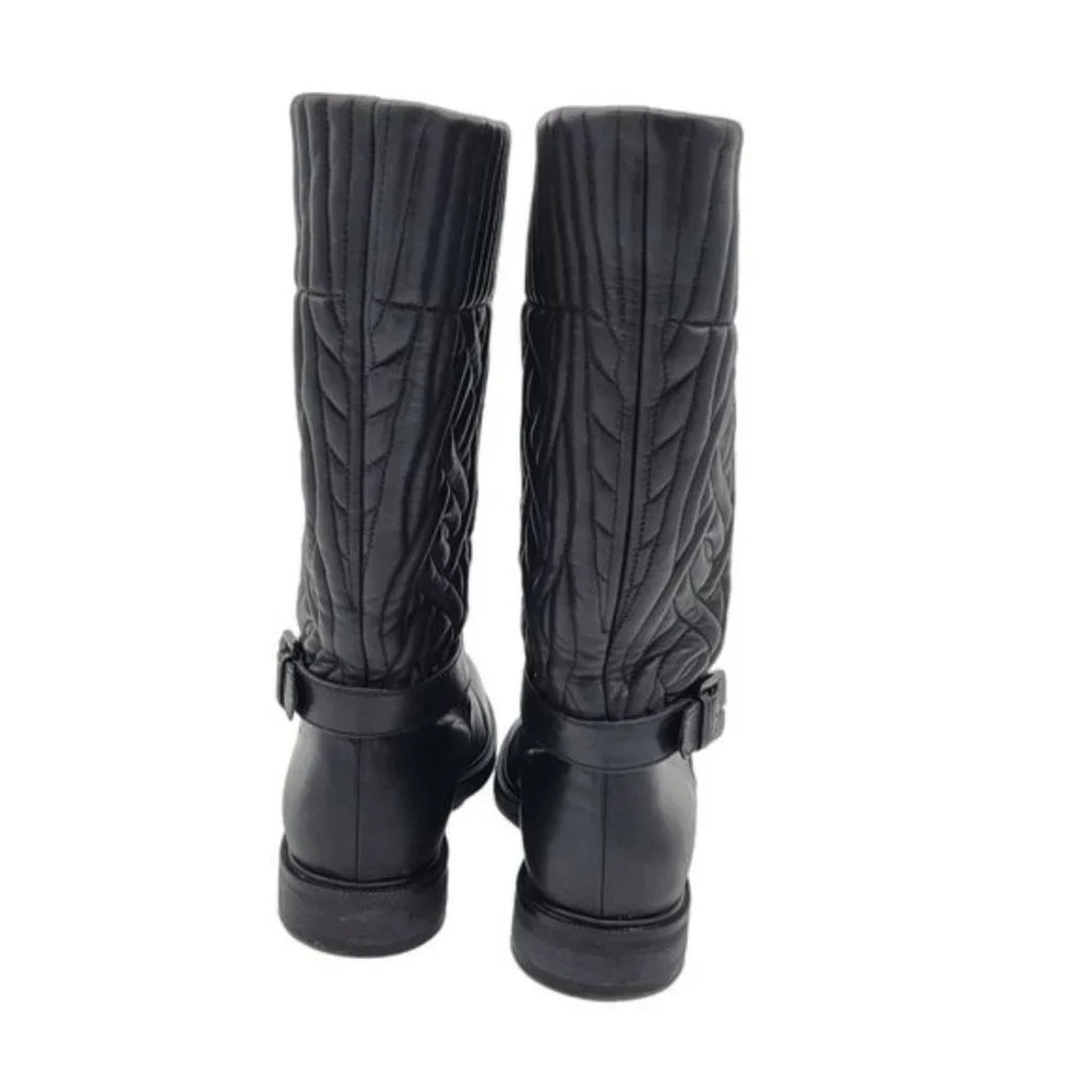 Aquatalia quilted black